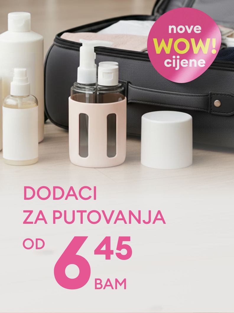 Dodatci za putovanja u ponudi s novim promotivnim cijenama, namijenjeni lakšem pakovanju i organizaciji, dostupni već od 6,45 BAM.