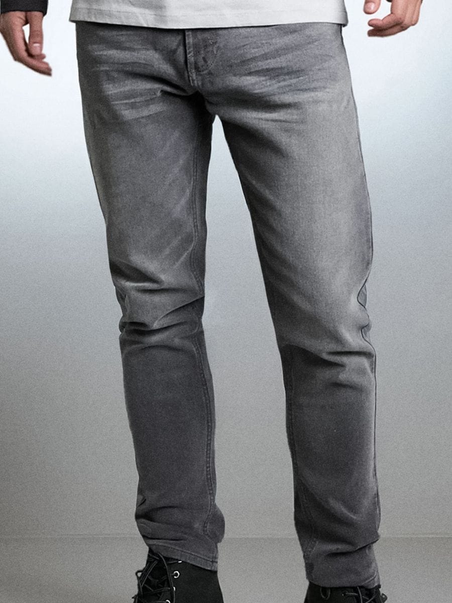 Τζιν slim fit - γκρι - SINSAY