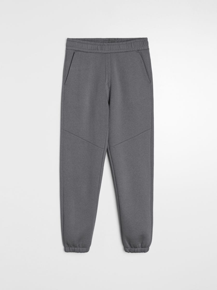 Штани спортивні regular fit - середньо-сірий - SINSAY
