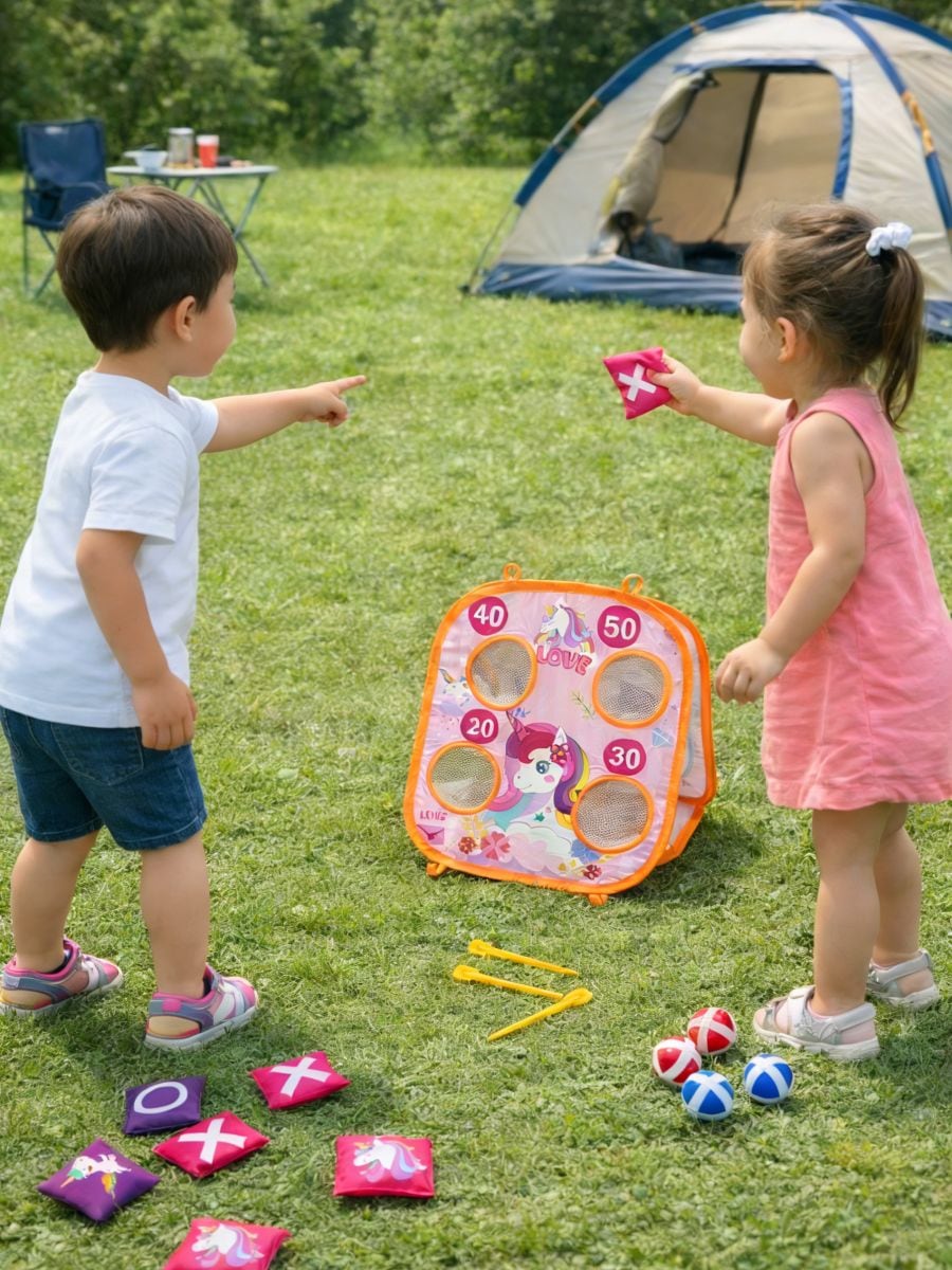 Geschicklichkeitsspiel – Wurf auf das Ziel - Pastellrosa - SINSAY