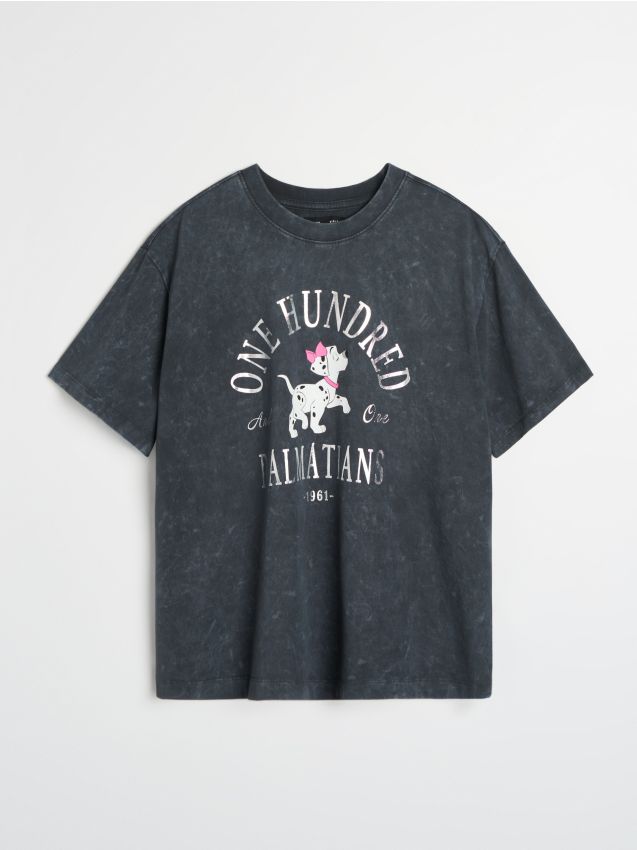 Pamučna majica sa ispranim efektom 101 Dalmatians
