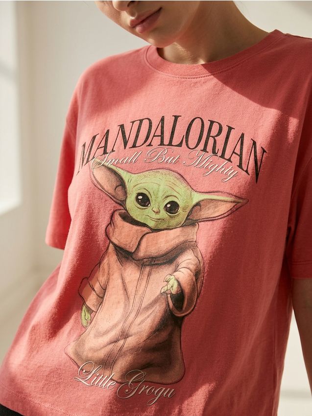 Футболка з принтом Star Wars Mandalorian